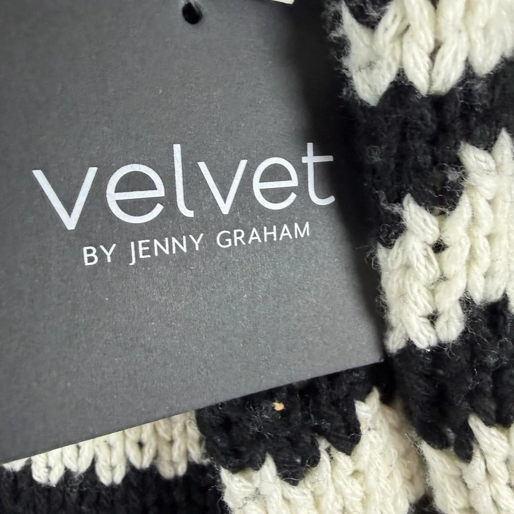 Velvet by Graham & Spencer Women's Maywood Chunky Fair Isle Sweater M - Picture 9 of 12